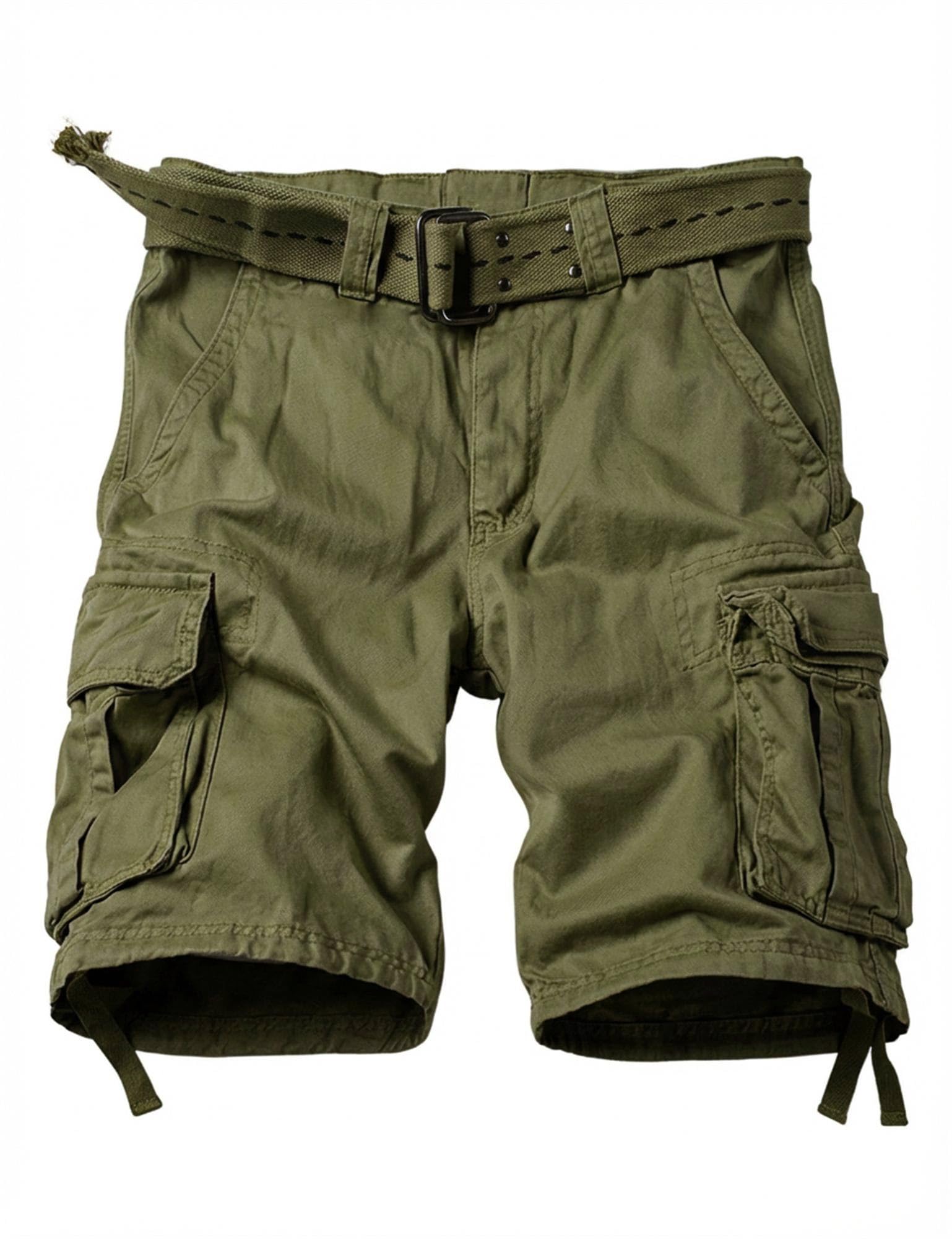 Camo Cargo Shorts for Men Cotton Casual Wild Outdoor Work Relaxed Fit Shorts wit