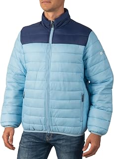 alpine swiss Niko Men's Down Alternative Jacket Quilted Coat Packable Warm and Lightweight Insulation