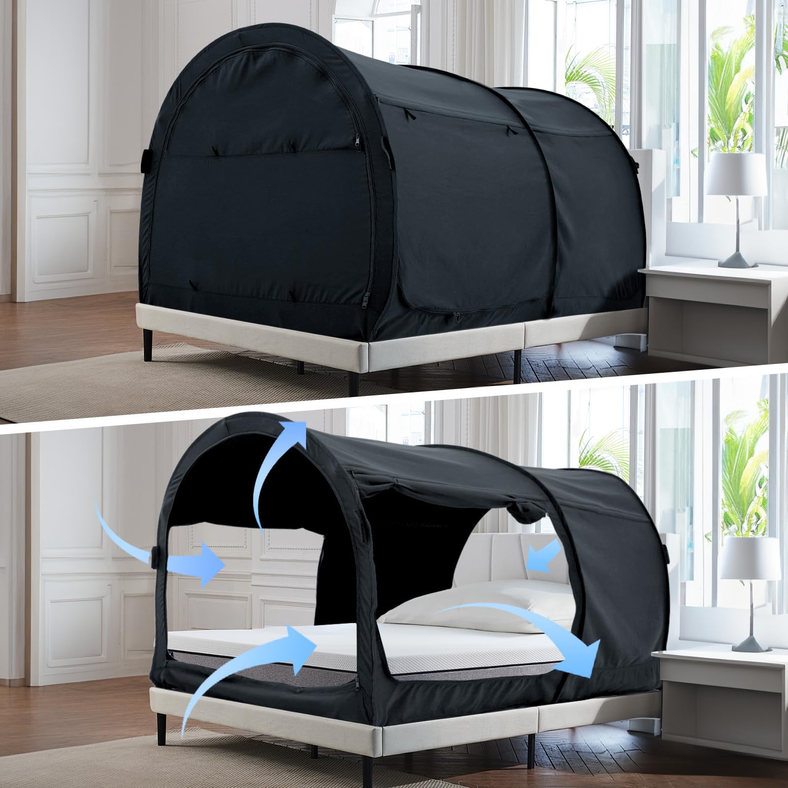 Alvantor® Bed Canopy Bed Tents Dream Tents Privacy Space Twin Size Sleeping Tent
