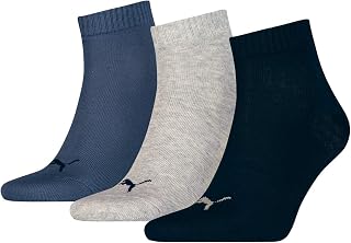 PUMA Quarter Calzini Unisex - Adulto (Pacco da 3)