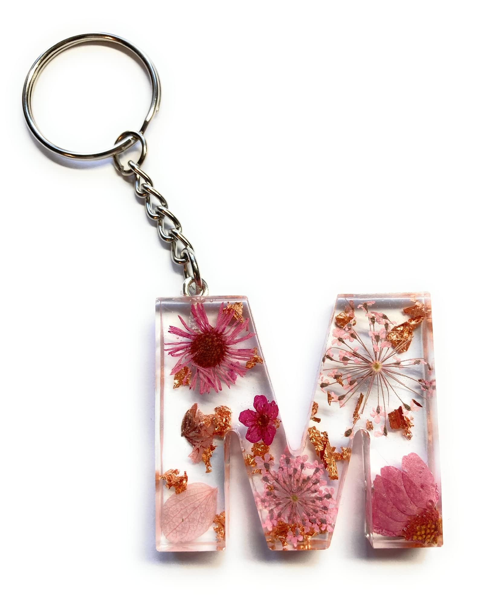 Cotswold Crafts By Emma Personalised Handmade A-Z Initial Letter Keychain with P