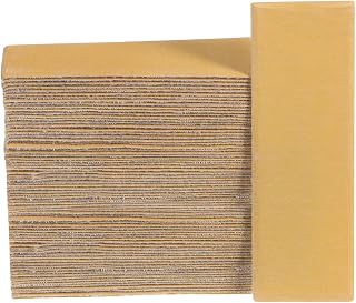 Generic 100 Sheets Micro Sander Paper 800 Grit 3.5" x 1.2" Mini Sanding Sheet Strips Hook Loop Sandpaper Wood Metal Small Projects Narrow Places Polishing Work