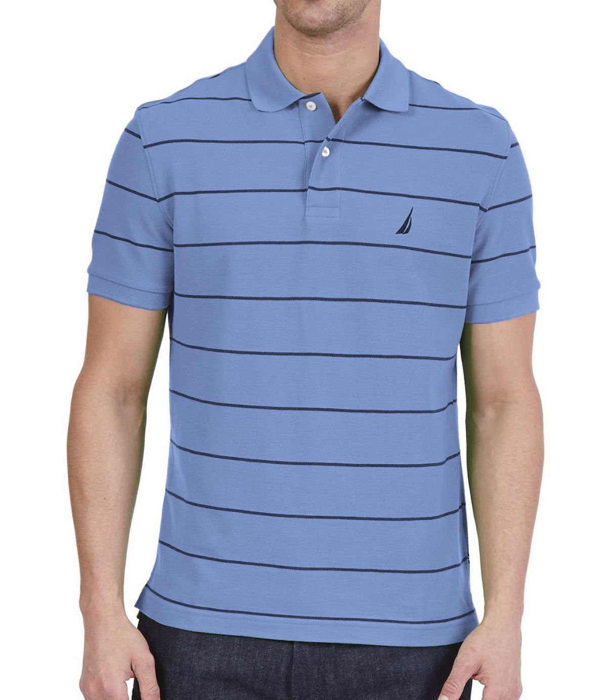 Nautica Classic Fit Short Sleeve Soft Cotton Polo Shirt Men (Pack of 1)