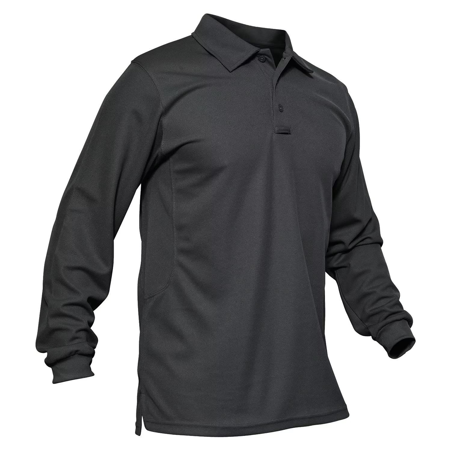 MAGCOMSEN Men's Quick Dry Performance and Tactical Polo Shirts Pique Jersey Golf