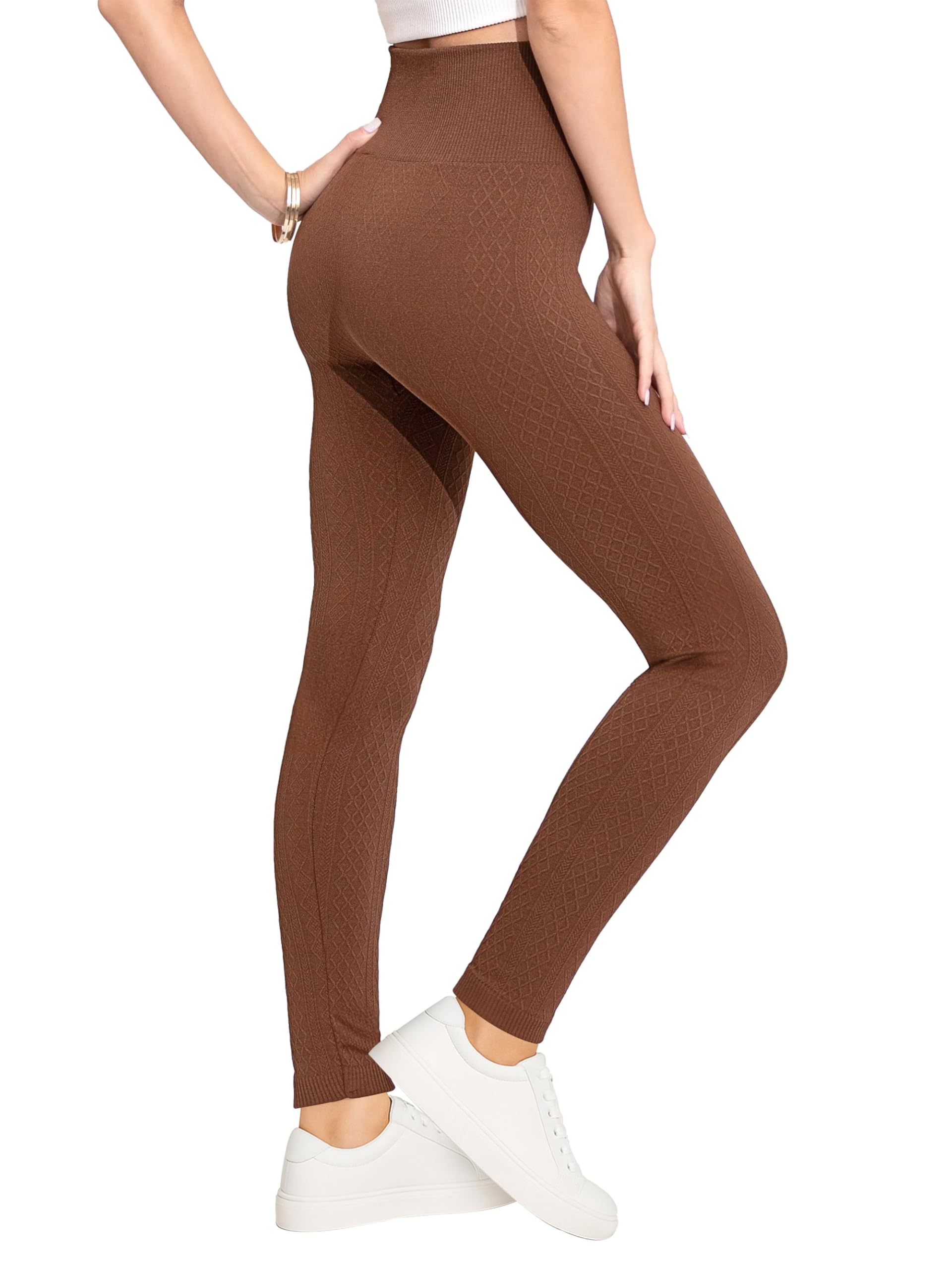 Conceited Fleece Lined Leggings in New Sweater Knit and 20+ Colors (Available in