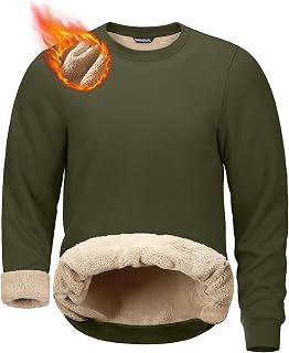 G Gradual Sherpa Lined Sweatshirts for Men Fleece Pullover