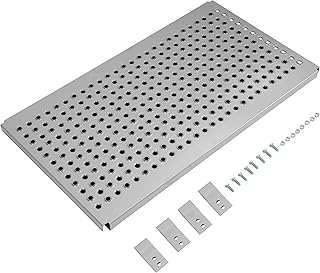 ALMULOO 19"x34" Deck Plate Compatible with Freightliner Peterbilt Kenworth | Catwalk Steel Semi Truck Deck Plate Powder Coated Silvery