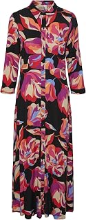 YAS Women's Yassavanna Long Shirt Dress S. Noos