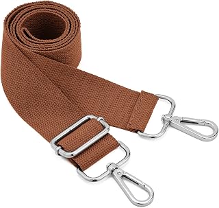 DEVPSISR Wide Shoulder Purse Strap Replacement Adjustable Belt Canvas Bag Crossbody Handbag