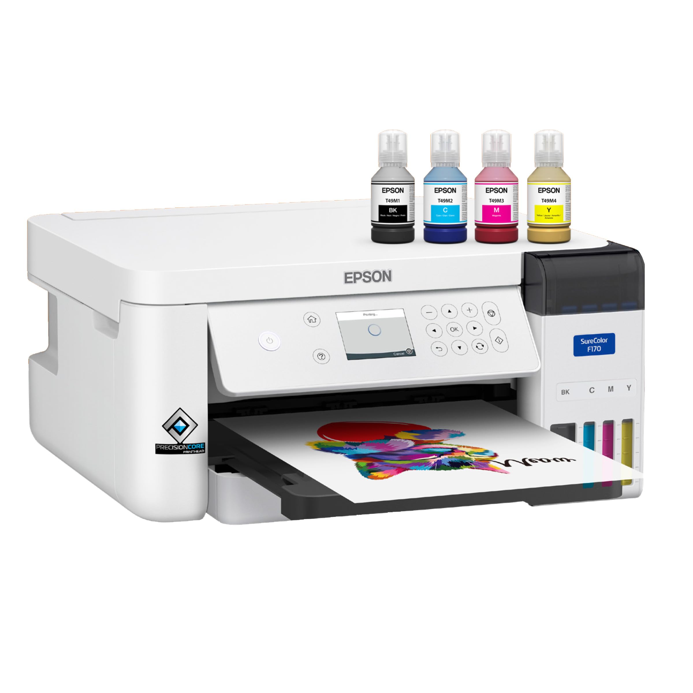 Epson SureColor F170 Dye-Sublimation Printer – Compact 8.5" x 11" Format – Inclu