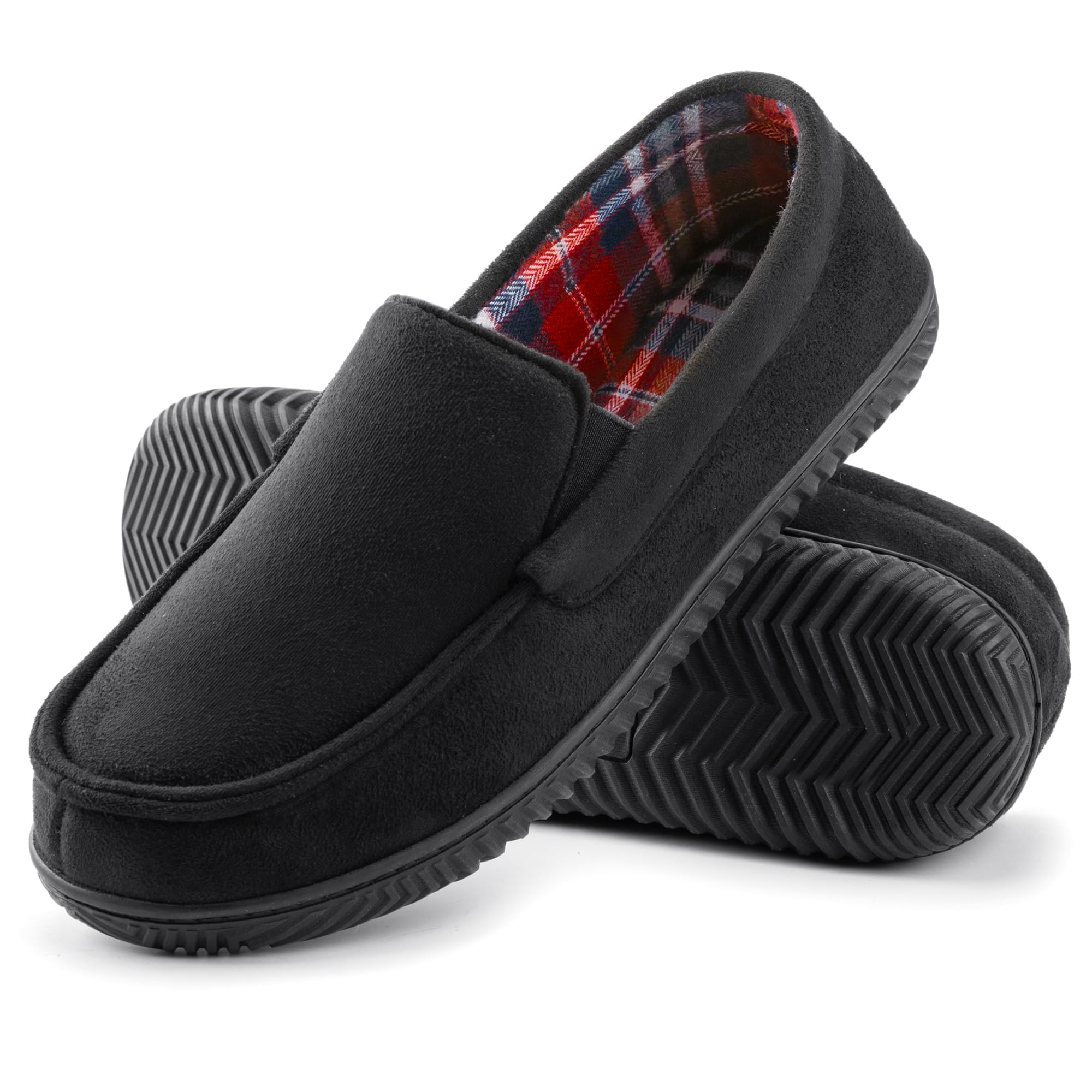 RockDove Men's Alexander Flannel Lined Loafer Slipper