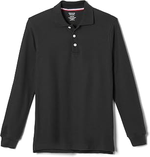 French Toast Men's Moisture Wicking Performance Sport Polo Short Sleeve Shirt