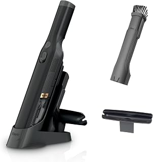 Shark WANDVAC Cordless Hand Vac, Black, WV201BK | Lightweight at 1.4 Lbs., Powerful Suction for Pet Hair, Charging Dock, One-Touch Empty, Car & Home, Duster Crevice Tool
