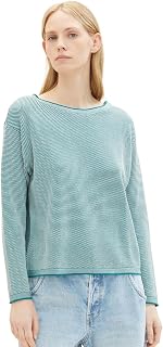 TOM Tailor 1030507 Women's Ruched Detail Sweatshirt (Pack of 1)