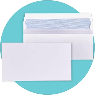 Triplast 100 x DL White Self Seal Security Envelopes (Size: 110x220mm) | Fully Opaque, Self Sealing & Printer Safe Mailing Paper Envelopes | Ideal for Everyday Home, Office & Commercial Use