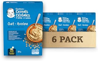 GERBER Oat Baby Cereal, 6 Boxes, 1.4 kg