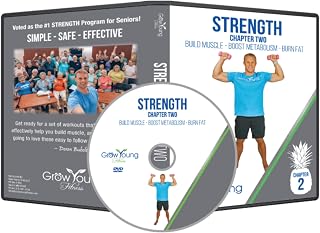 Grow Young Fitness Strength Exercises for Seniors - Low-Impact Senior Exercise DVD for Building Muscle and Burning Fat - Ch. 2 Workouts for Seniors