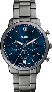 Fossil Men's Neutra Chronograph Smoke Stainless Steel Watch