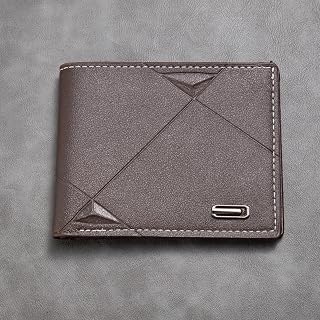 Large Capacity Credit Card Holder with Money Clip, Brown, Fashion
