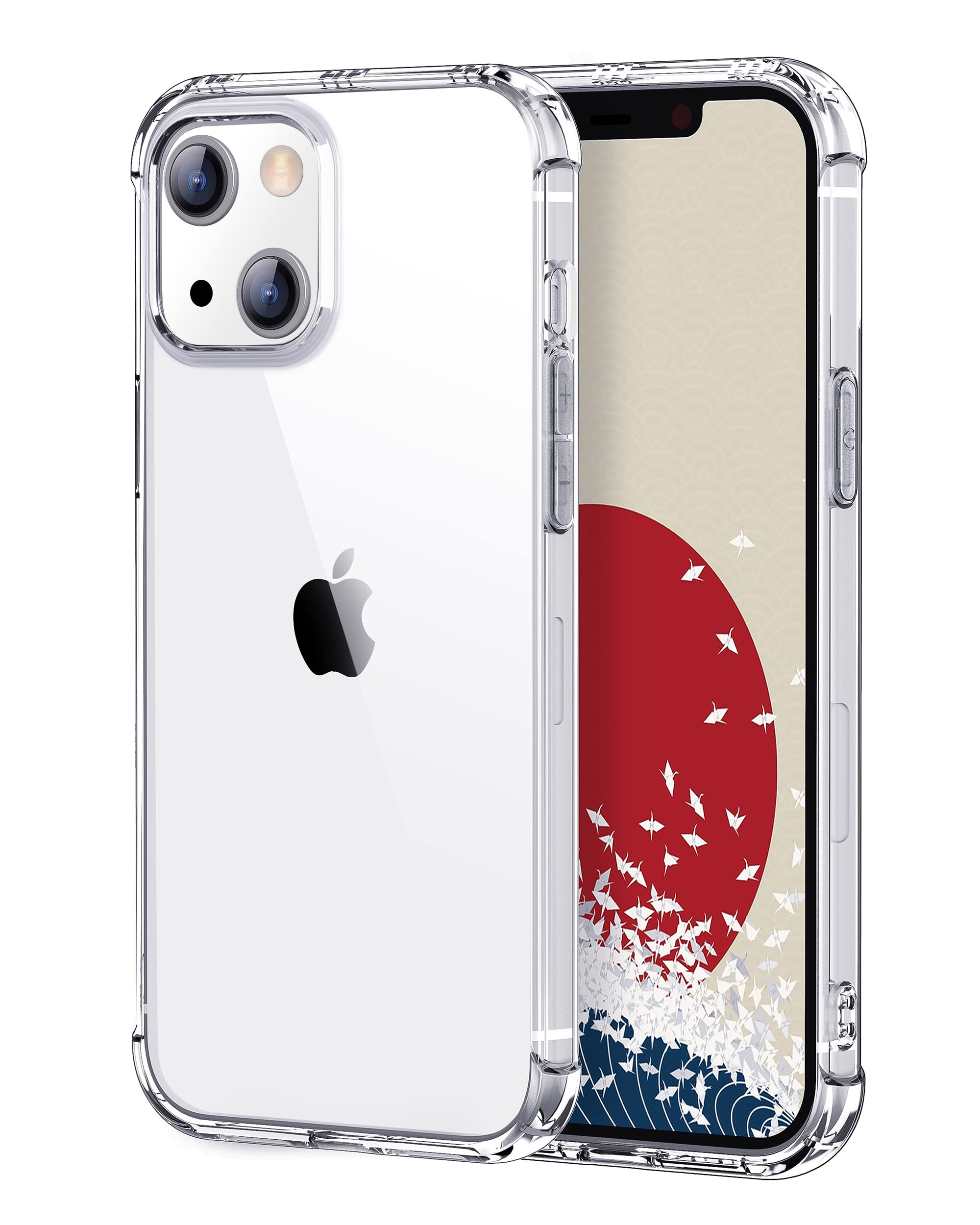 ONES Case for iPhone 13 Mini Clear Transparent Slim Thin Case - Soft TPU Silicon