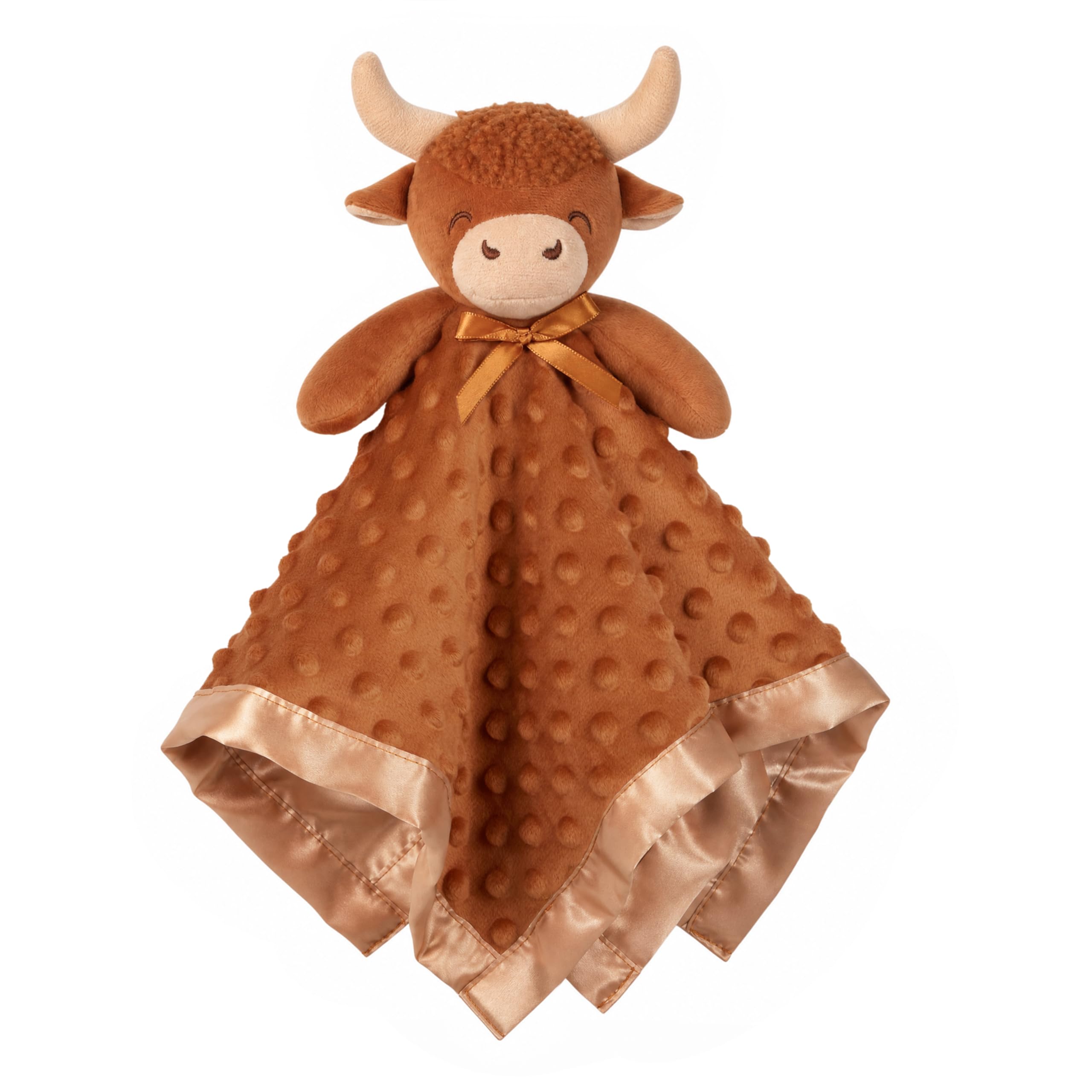 Pro Goleem Loveys for Babies Highland Cow Security Blanket Baby Girl and Boy Gif