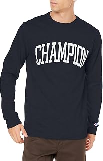 Champion(チャンピオン) Tシャツ 長袖 丸首 グラフィックロゴプリント ロングスリーブTシャツC8-W421Zメンズ