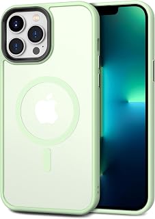CACOE Magnetic Case for iPhone 13 Pro 6.1 inch, Light Green