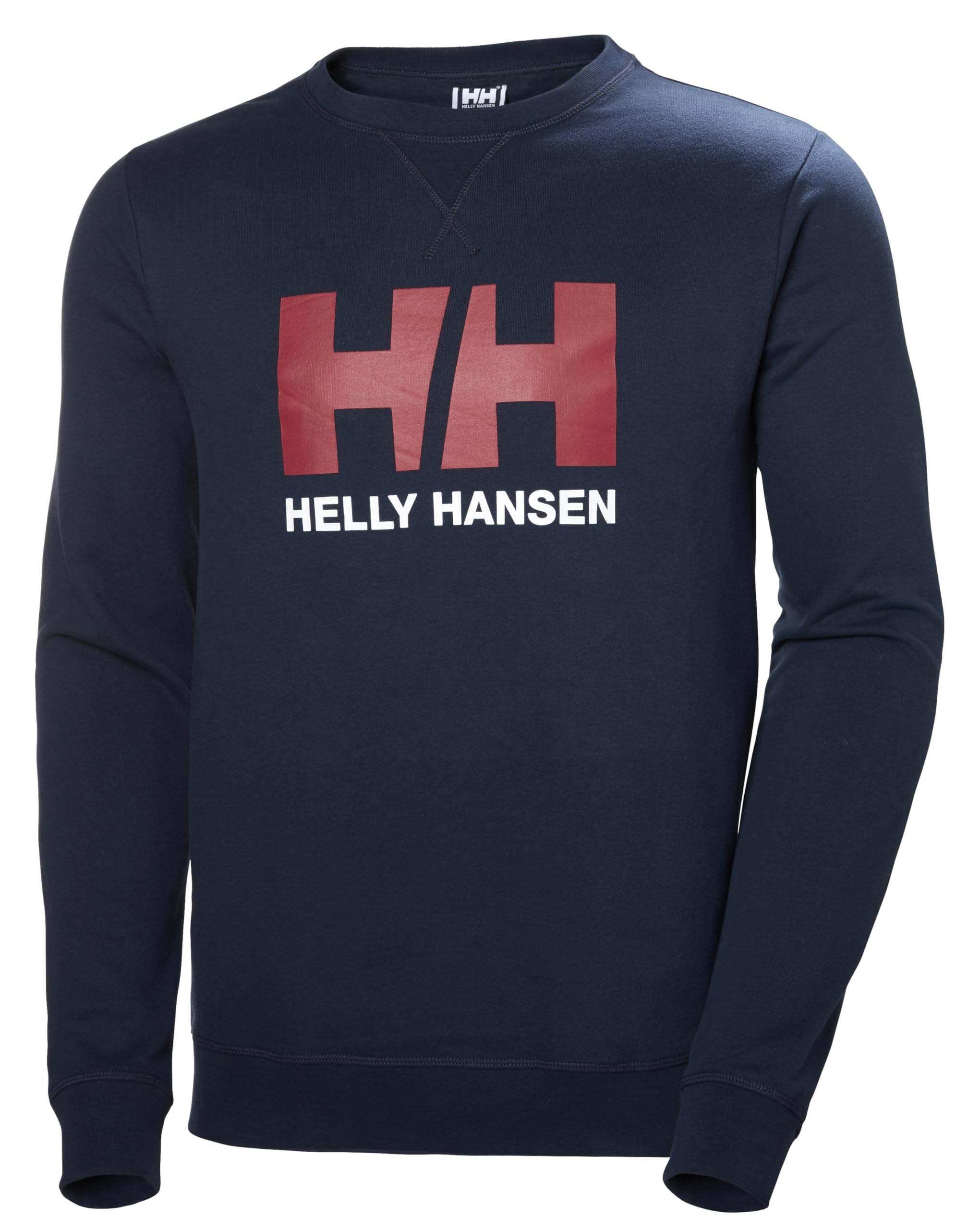Helly Hansen Mens Logo Crew French Terry Cotton Sweater