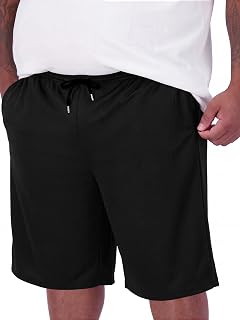 BRISIRA Big and Tall Mens Basketball Shorts Knit Athletic Gym Shorts with Zipper Pockets Quick Dry Breathable Lightweight