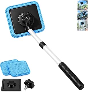 Dual Magnetic Car Windshield Cleaner, Magnetic Windshield Cleaner Tool，1pcs | Streak-Free Auto Glass Cleaning Kit, Magnetic Window Cleaner, Dual Side Magnetic Window Cleaner For Car Windshields
