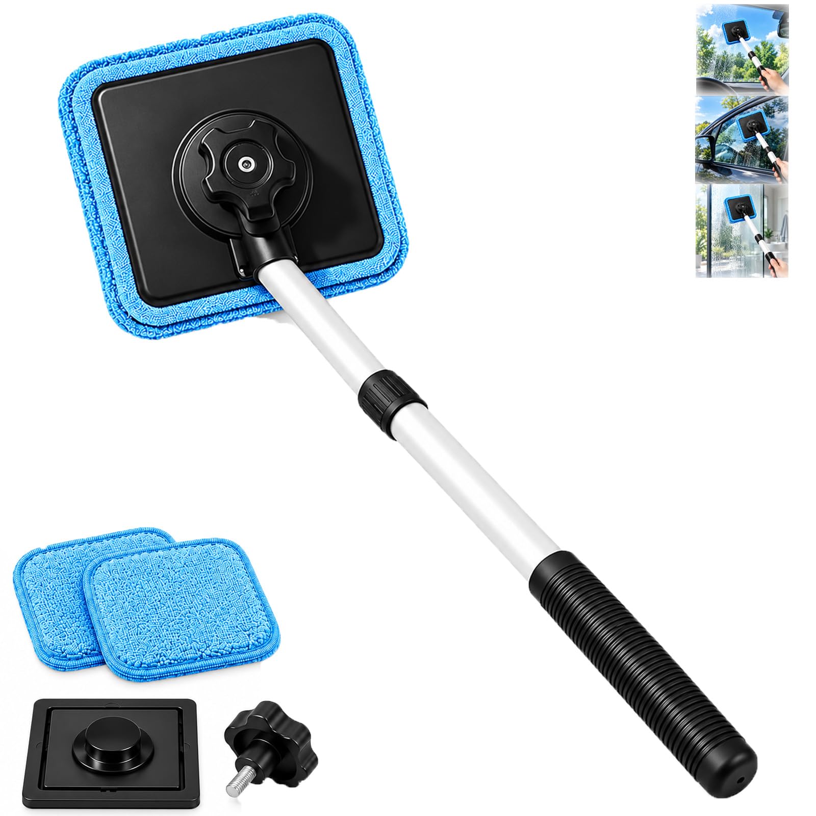Dual Magnetic Car Windshield Cleaner, Magnetic Windshield Cleaner Tool，1pcs | St