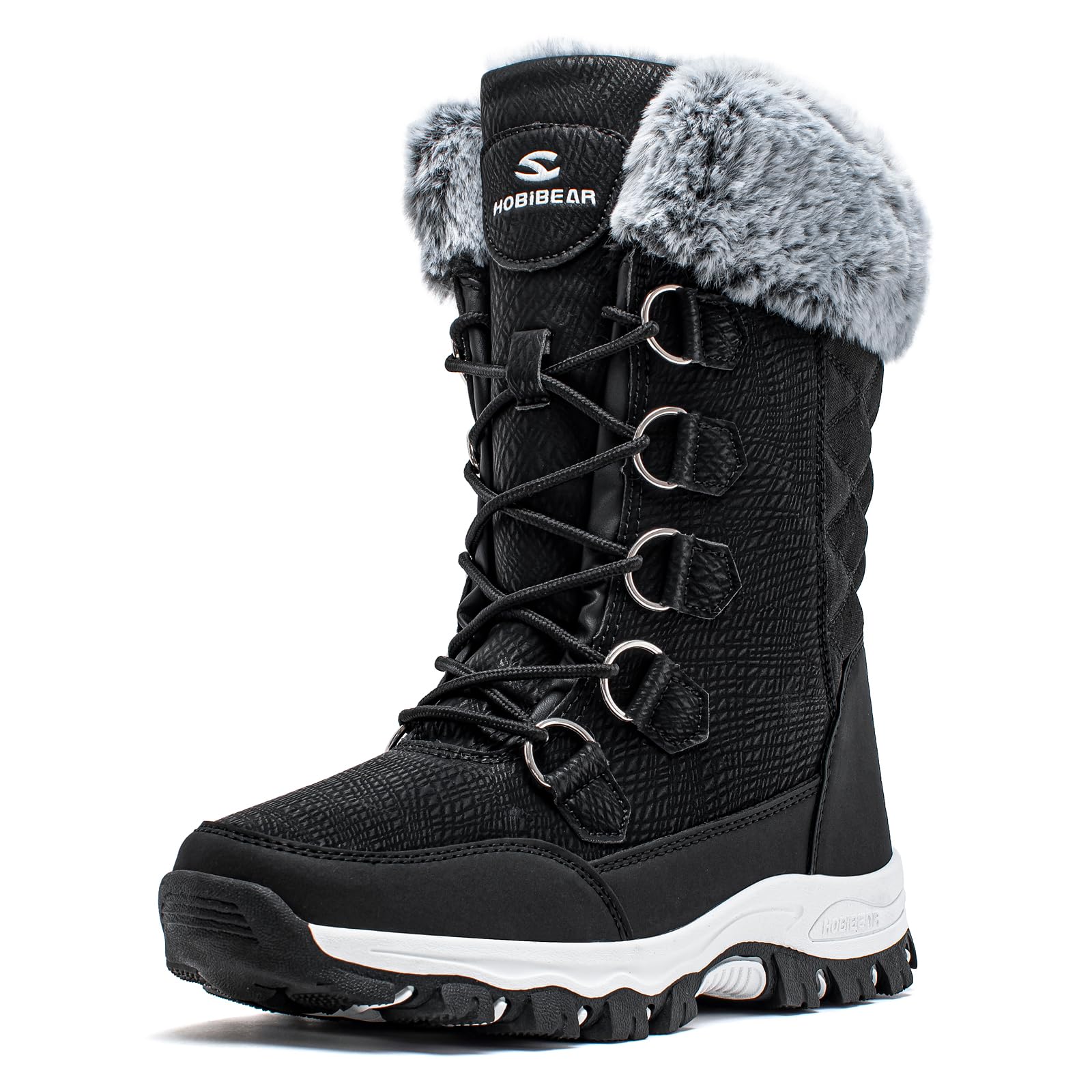 HOBIBEAR Girls Boys Winter Waterproof Non-Slip Snow Boots (Toddler/Little Kid/Bi