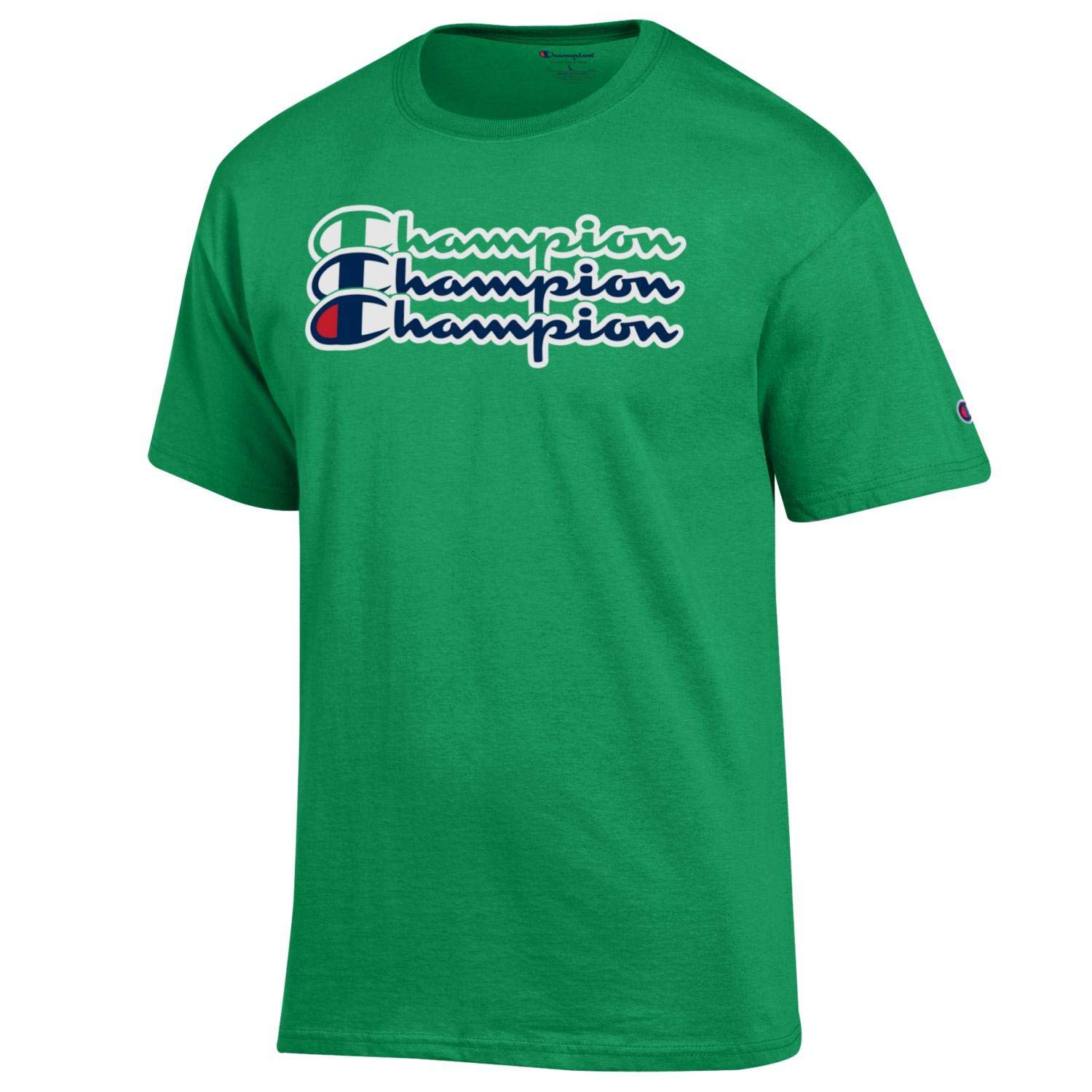 Champion Men's Classic Jersey Script Cotton T-Shirt
