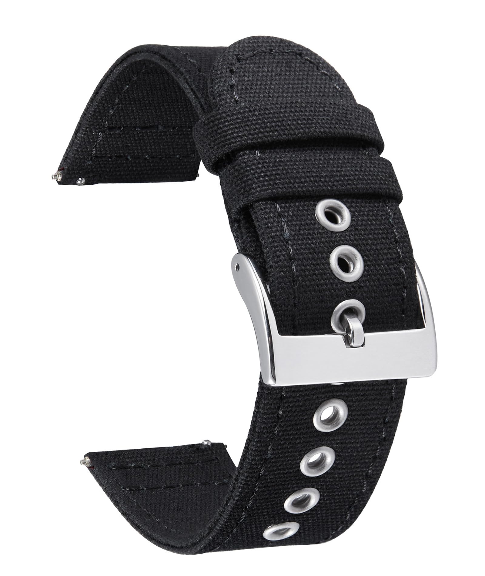 BINLUN Quick Release Canvas Watch Bands Strap for Fabric Watch 18mm 20mm 22mm 24