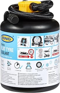 RING Flat Tyre Sealant, Quick & Easy Puncture Repair Kit | Convenient Emergency Aid, Hassle-Free Application, Reliable Automotive Solution