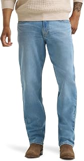 Wrangler Mens Men's Free-to-Stretch Relaxed Fit Jean