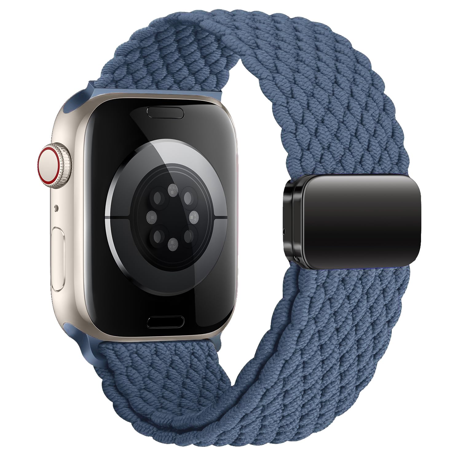 Braided Magnetic Apple Watch Strap for Women Men 40mm 44mm 38mm 42mm 46mm 41mm 4