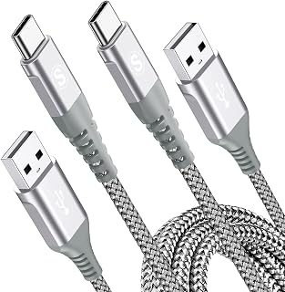 USB C Cable [2Pack 3M] USB C Cable Fast Charging Type C 3.1A Charger Type C Fast Charging Nylon for i Phone 18 17 16 15 Pro Max,Samsung S26 S25 S24 to S8,A71,A54,A51,Note20,M31,Huawei,Xiaomi,Pixel,LG