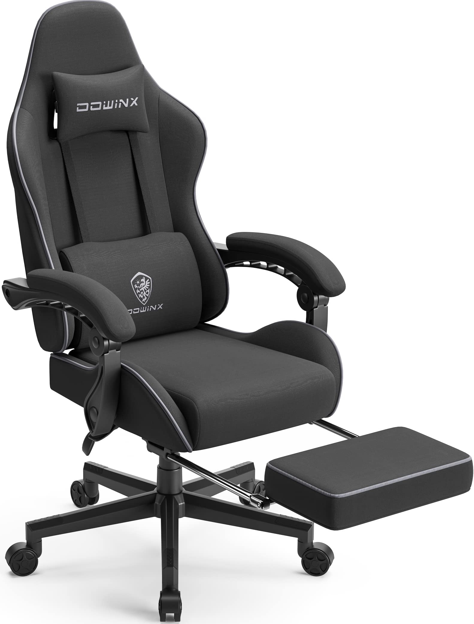 Dowinx Ergonomic Gaming Chair with Massage Lumbar Support, Adjustable Swivel Cha