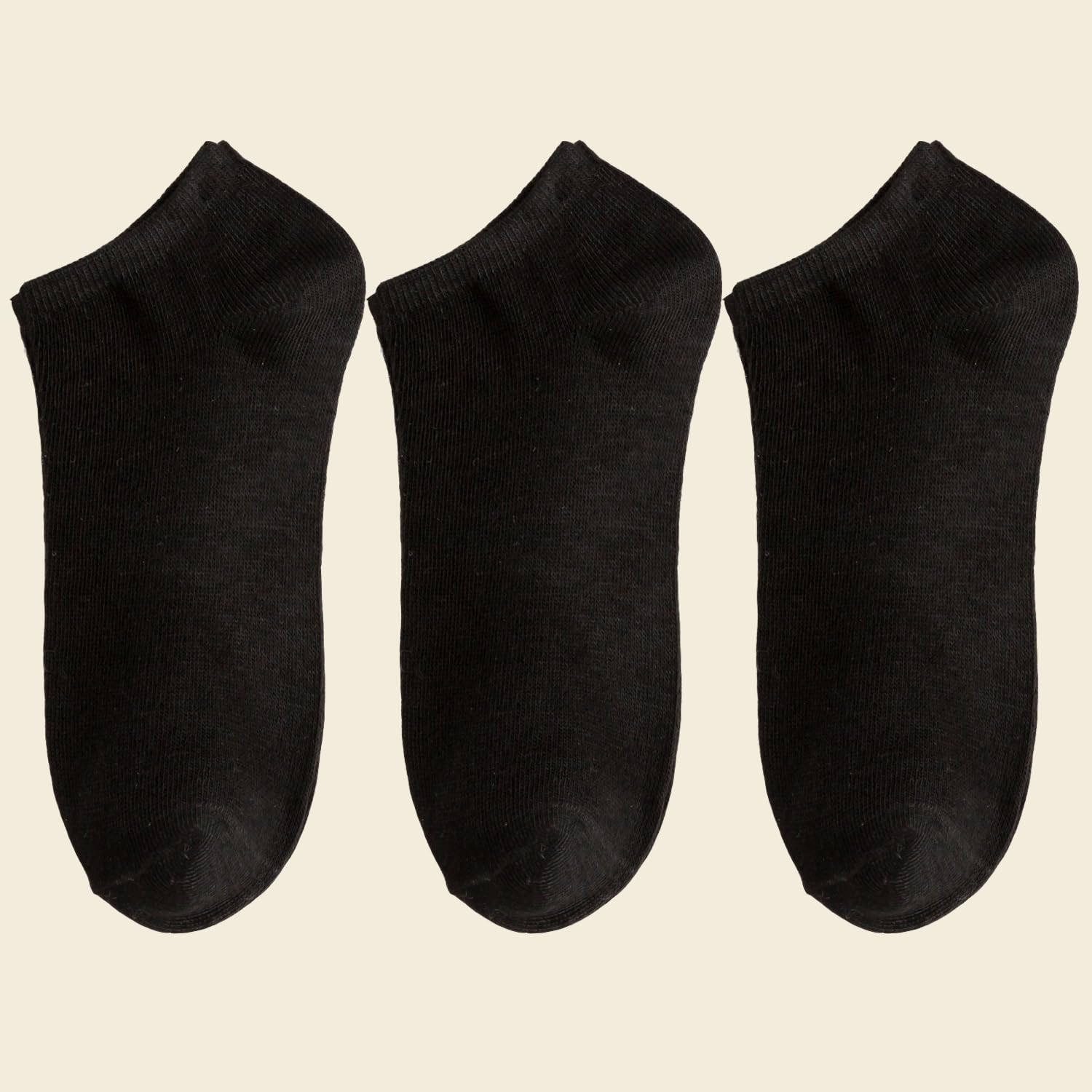 3 Pairs Men's Sports Socks Cotton Non-Slip Breathable Socks for Daily Wear and S