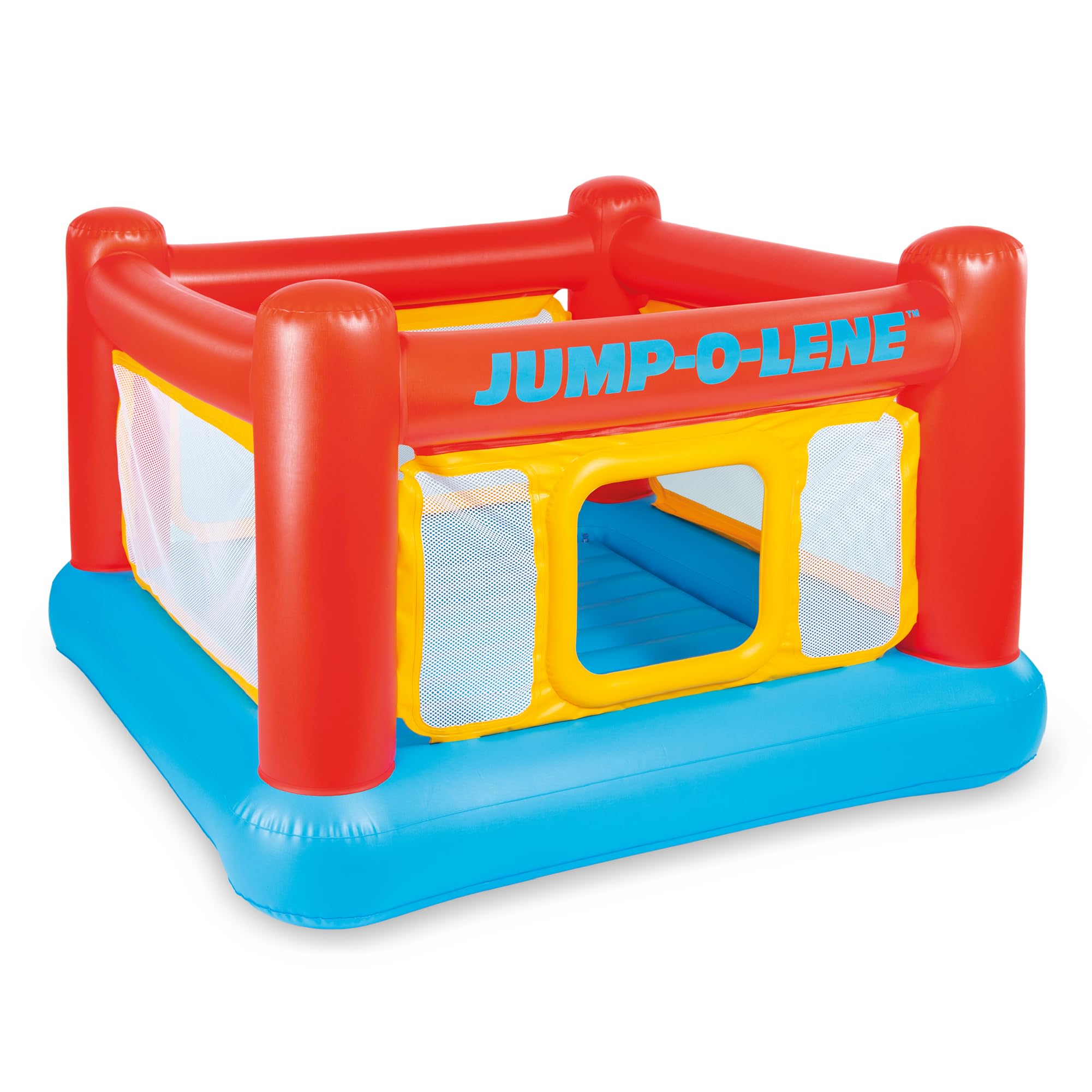 INTEX Jump-O-Lene Inflatable Trampoline Bounce House for Kids Ages 3-6 | 48260EP