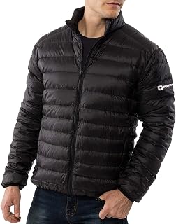 alpine swiss Niko Men's Down Alternative Jacket Quilted Coat Packable Warm and Lightweight Insulation