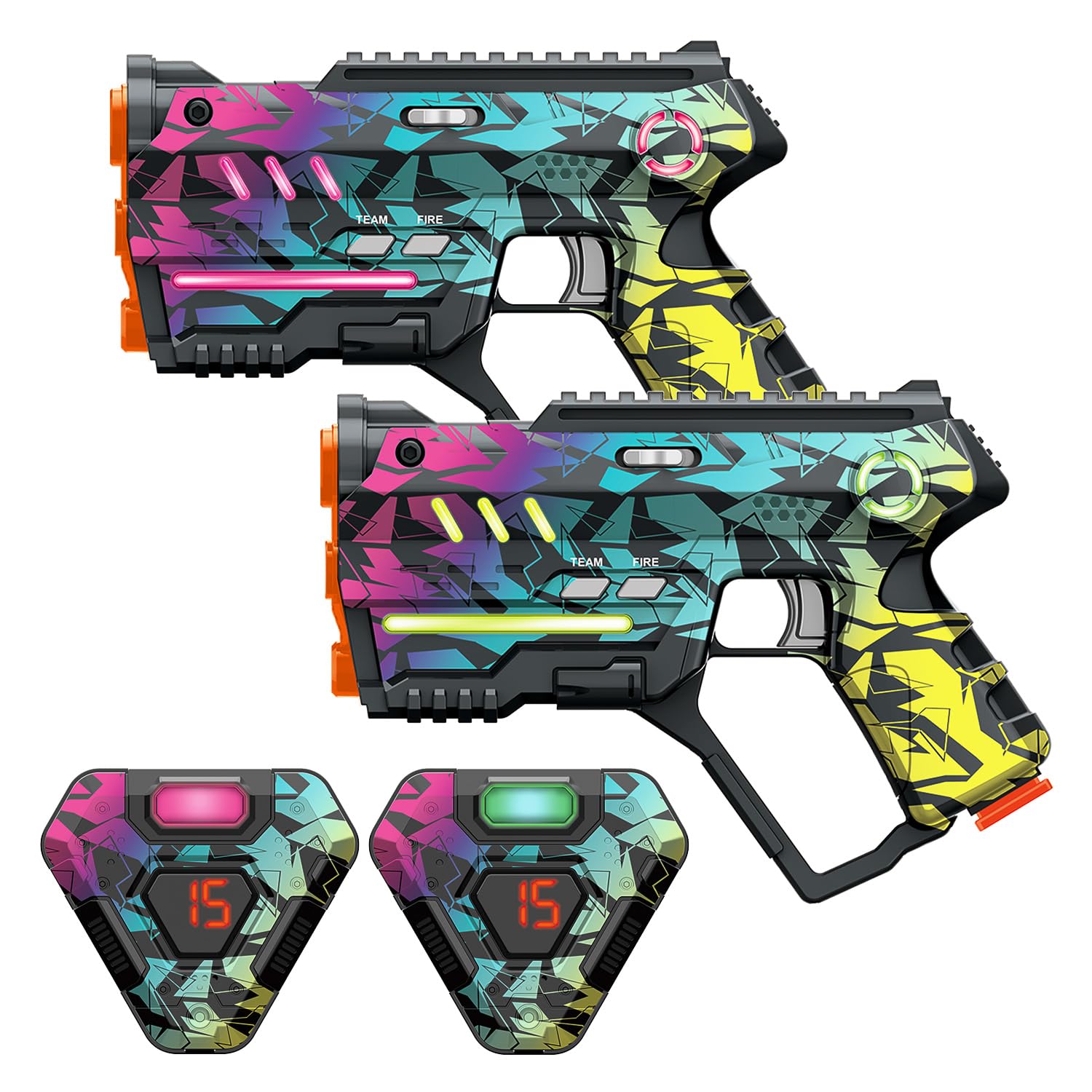 Laser Tag Set of 2, Lazer Tag Game for Kids Indoor & Outdoor Play, Gift Ideas fo