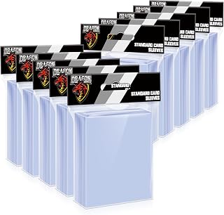 1000ct Card Sleeves for Trading Cards, Penny Soft Sleeves Clear Card Sleeve | Baseball Card Sleeves Protectors Fit for Sports Cards, Football, Game Card