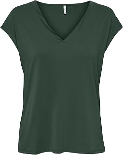 ONLY Women's Onlfree Life S/S Mod.v-Neck Top JRS Noos Onlfree Life S/S Mod.V-Neck Top JRS Noos (Pack of 1)