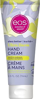 eos Shea Better Hand Cream - Vanilla Cashmere, Instant Hydration, 2.5 oz | Blend of Nourishing Butters & Oils, 100% Vegan & Cruelty-Free, Fast-Absoring Cream with 24 Hour Hydration for Smooth Skin