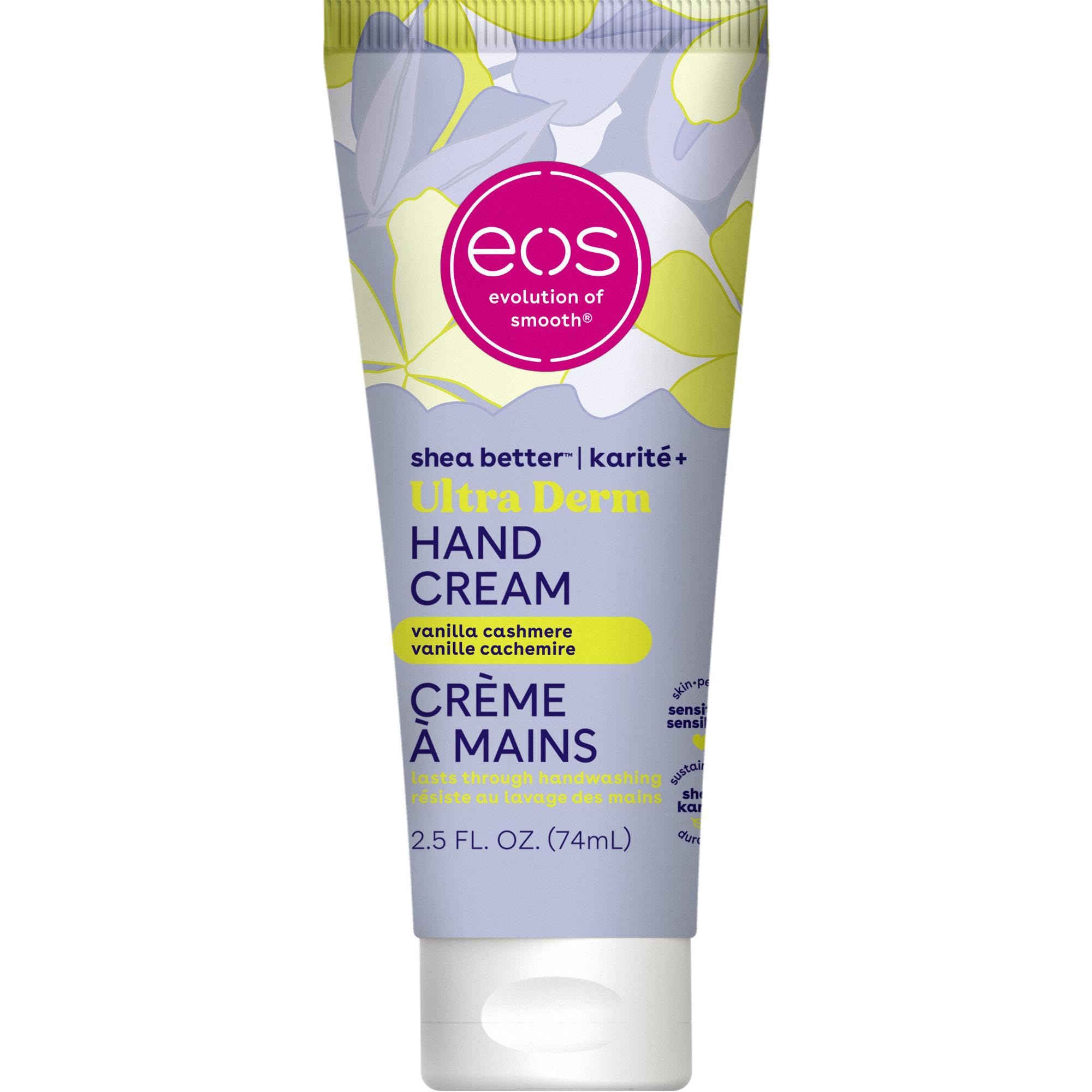 eos Shea Better Hand Cream - Vanilla Cashmere, Instant Hydration, 2.5 oz | Blend