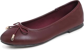 Feversole Women's Fashion Round Toe Ballet Flat Ballet Flats for Women