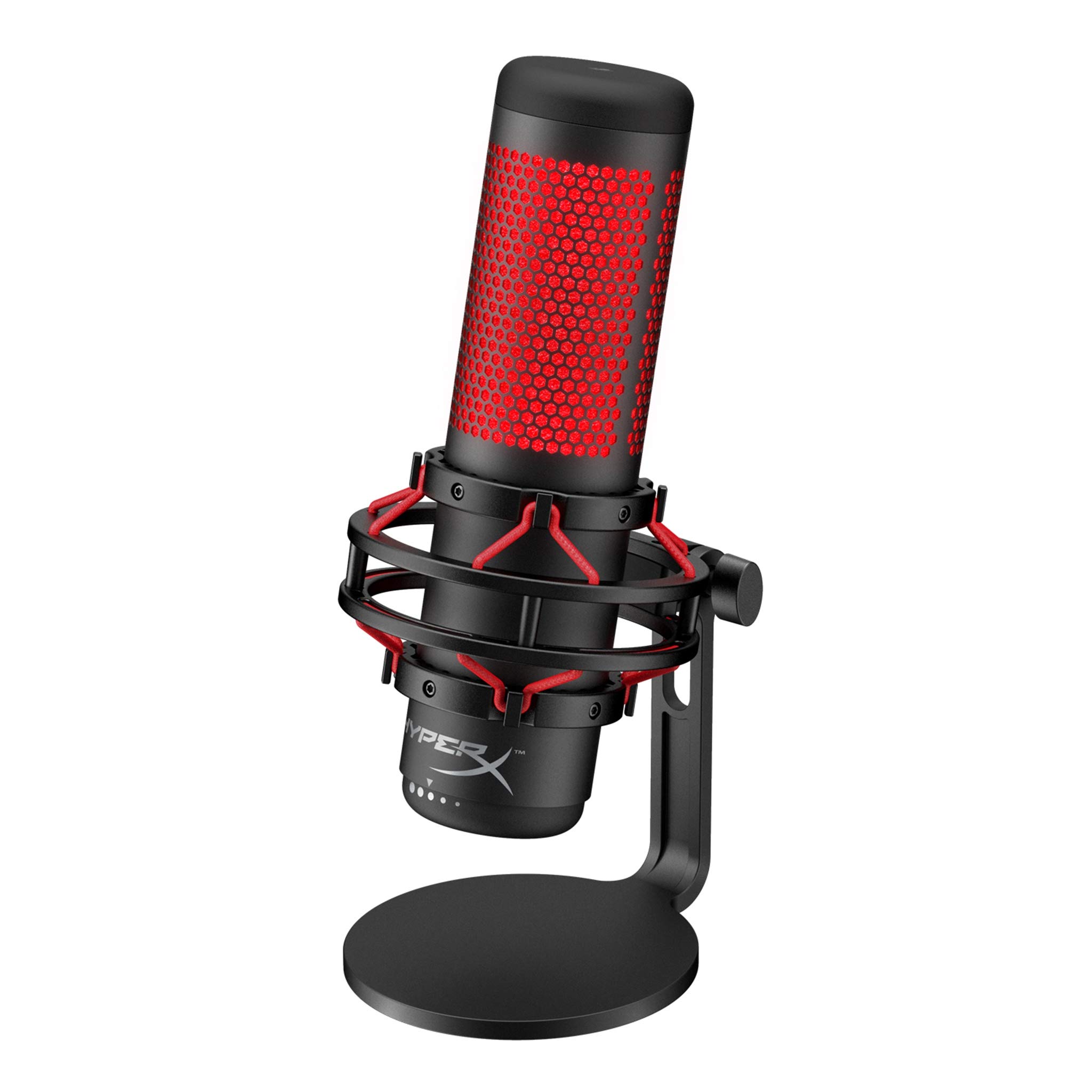 HyperX QuadCast USB Condenser Gaming Microphone for PC PS5 PS4 Mac Computer Stre