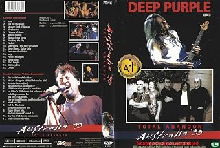 Deep Purple: Total Abandon Live Australia 99 (2000) / 193 min NEW DVD - NTSC, All Region (registered airmail)